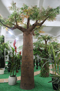 Alibaba Trung Quốc Lớn Ngoài Trời Thực Tế Nhân Tạo Lớn Trang Trí Gốc Cây Cho Văn Phòng Baobab Cây Để Bán Cây Ăn Quả - Product Image 3