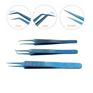 Pinset Elektronik untuk Transplantasi Rambut, Pinset Implan, Pinset Lurus, Pinset Titanium, Pinset Sudut - Product Image 1