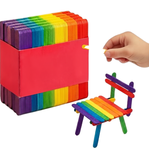 Palitos de helado desechables de madera de abedul de 114 mm, estilo <span class=keywords><strong>Magnum</strong></span>, ecológicos, aprobados por LFGB, seguros para alimentos, con borde liso - Product Image 1
