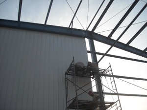 Capannone Industriale in Struttura d'Acciaio, Costruzione Moderna Prefabbricata con Telaio Metallico, Grande Edificio Industriale per Scuole - Product Image 6