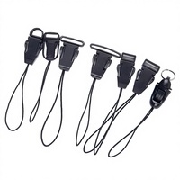 Sangle de téléphone et support de badge d'identification en plastique à boucle rapide, étanche, classique, pour la vente en gros