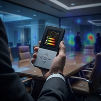 Détecteur de caméras cachées et de micros espions DX88 Pro format voyage avec suivi thermique