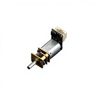 Moteur à engrenages à aimant permanent brossé 12F-N20 6V 12 mm entièrement métallique 15-3000 tr/min pour instrument cosmétique