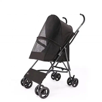 Nouvelle Arrivée Vente en Gros Automatique Pliant Robuste Et Durable Transparent Chien Chariot Pet Rover Chien Poussette