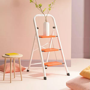 Escalera plegable de tubo cuadrado de hierro <span class=keywords><strong>Lidl</strong></span> de acero Escalera de aluminio Escalón plegable Altura ajustable Manija de escalera plegable compacta - Product Image 2