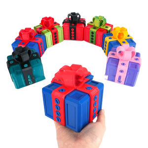 Vente en gros usine – Boîte cadeau moderne en plastique durable imprimée en 3D, créative, unique, fantaisie, pour farces, anniversaires, adultes, décoration intérieure - Product Image 1