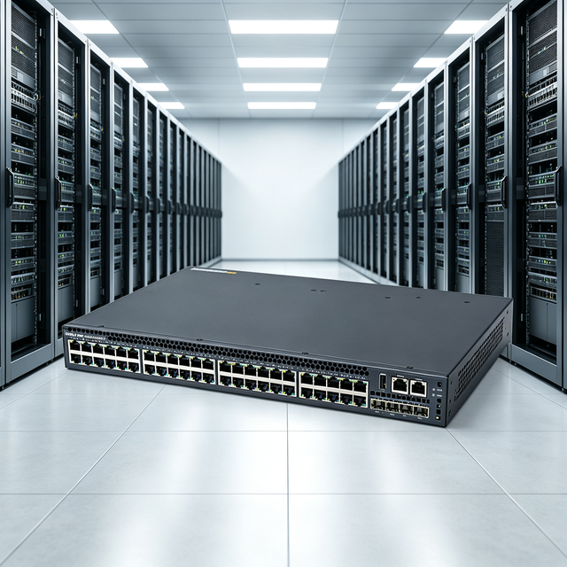 48 Gigabit RJ45 Ports 4 10G SFP+ Uplink Layer3 Routing for Enterprise Office Network Aggregation Enterprise Network Switch