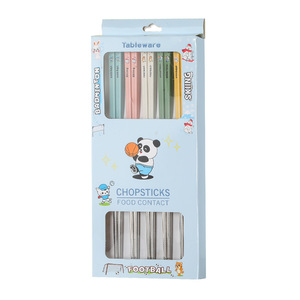 Baguettes en acier inoxydable 316, revêtement poudré, antidérapantes, anti-moisissures, style dessin animé, pour usage domestique - Product Image 5