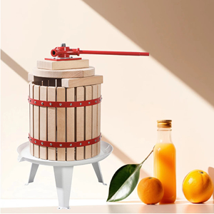 Moteur de presse-agrumes manuel 12L Divers modèles de transformation de fruits en bois brut pour une utilisation en restaurant Condition utilisée Fabricants de sources directes - Product Image 1