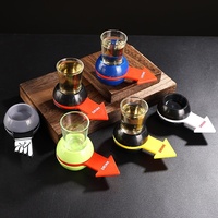 Jouet de platine vinyle en plastique de haute qualité pour faire tourner la flèche de tir accessoires de jeu de Roulette russe pour les jeux à boire