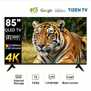 Televisor LED Inteligente con Control por Voz, Versión Global Android 13, HDR10, UHD 4K, sin Marco, de 32, 43, 50, 55, 65, 75, 85 y 100 Pulgadas, Venta al por Mayor - Product Image 1