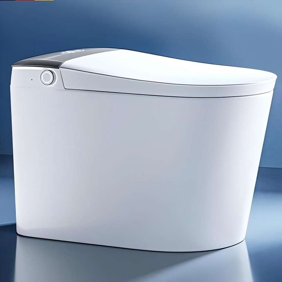 Modern Intelligent Smart Auto Flush Toilet Floor Mounted Foot Sensor ...