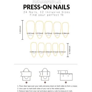 Kit de <span class=keywords><strong>faux</strong></span> <span class=keywords><strong>ongles</strong></span> ballerine en acrylique avec coupe-<span class=keywords><strong>ongles</strong></span> et <span class=keywords><strong>colle</strong></span> pour lime <span class=keywords><strong>à</strong></span> <span class=keywords><strong>ongles</strong></span> - Product Image 5