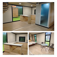 Casa Contenedor Expandible de Lujo de 40 pies, Villa Prefabricada Moderna, Resistente a Huracanes, de Acero Galvanizado, Modular, para Oficina u Hotel
