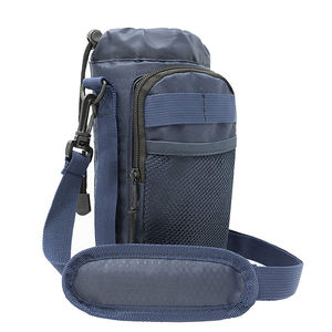 Water Bottle Carrier Bag Insulated Nylon Water Bottle Holder Bag Pouch Cover 40oz Adjustable Shoulder Strap Bottle <b>Sleeve</b> - Product Image 1