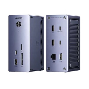 UGREEN USBドッキングステーション 10 in 1 M.2 NVMe SSDケース 10Gbps USB-Cハブ 4K60Hz PD100W RJ45 ノートパソコン MacBook HP Lenovo <span class=keywords><strong>Dell</strong></span>対応 - Product Image 1