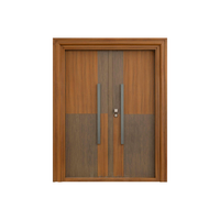 Puerta de seguridad de acero interior de diseño moderno de lujo, entrada personalizada de fábrica para casa de apartamentos utilizada para Seguridad Exterior