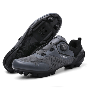 <span class=keywords><strong>Zapatillas</strong></span> de Ciclismo MTB con Bloqueo, Antideslizantes, con Tacos para Montaña, Hebilla de Rotación Rápida, Personalizables, para Ciclismo y Triatlón - Product Image 2