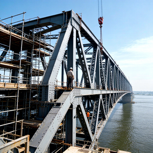 <span class=keywords><strong>Pont</strong></span> en treillis d'acier à prix compétitif, solution économique et abordable pour la construction <span class=keywords><strong>de</strong></span> projets - Product Image 4