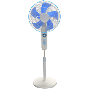 Ventilador Oscilante de 16 Pulgadas con Altura Ajustable, Base Independiente, Aspas de Plástico, para Uso en Exteriores, Hoteles y Hogares - Product Image 1