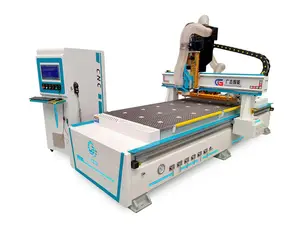 2021 new arrival 3D 1325 1530 2030 2040 linear atc cnc wood router machine for Solidwood MDF Aluminum plywood PVC working