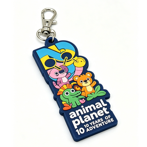 Llavero de PVC Personalizado, Llavero de Goma Suave, Colgante de Animal de Dibujos Animados, Adorno para Bolsa, Regalo Promocional - Product Image 3