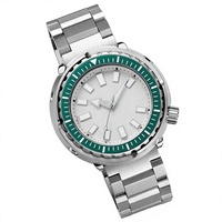 Montre automatique de plongée vintage pour homme, bracelet en acier inoxydable, cadran vert, montre de sport d'extérieur, fabrication ODM OEM