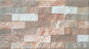 <span class=keywords><strong>Carrelage</strong></span> mural extérieur en céramique concave convexe mat 200x400mm, similaire à la pierre - Product Image 4