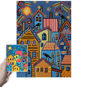 Kit de <span class=keywords><strong>peinture</strong></span> diamant 5d, bricolage, cascade de bord de lac, mosaïque de diamant, broderie, <span class=keywords><strong>peinture</strong></span> de décoration faite à la main, <span class=keywords><strong>peinture</strong></span> par numéros, Art mural - Product Image 2