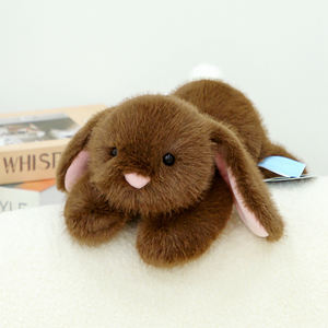 Conejito de Peluche Suave y Esponjoso para Niños - Adorable Conejo Rosa, Gris y Blanco, Animal de Peluche, Regalo, Almohada de Conejo - Product Image 5