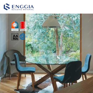 Tùy chỉnh nhà sử dụng hợp kim nhôm hồ sơ khung đôi tráng men cố định kính cường lực khung nhôm trắng bay <span class=keywords><strong>Windows</strong></span> - Product Image 4