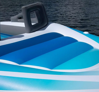 Bateau gonflable pliable en PVC écologique pour 2 personnes, idéal pour le surf et les fêtes flottantes