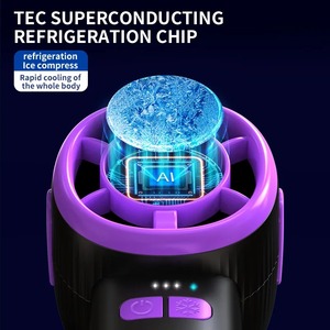 Ventilador Portátil de Mano con Hielo - Función de Compresión y Puerto de Carga Tipo C - Product Image 5