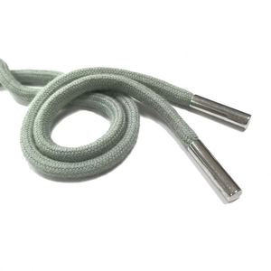 Cordón de cintura metálico encriptado DIY para prendas tejidas, cordón para capucha, para bolsos, zapatos y sudaderas, venta directa de fábrica personalizada - Product Image 1