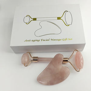 Ensemble de rouleaux de jade Xiuyan avec boîte, rouleau de massage en jade vert, rouleau de guasha - Product Image 6