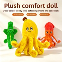 Nouveau produit haut de gamme : Grande peluche pieuvre à huit tentacules, calmar, pieuvre-encrasseuse, crocodile, coussin animal doux et mignon, cadeau pour enfants