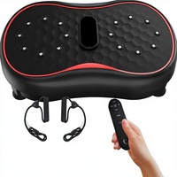 Plateforme vibrante d'exercice pour entraînement complet du corps, en matériau PC, avec télécommande, machine de fitness