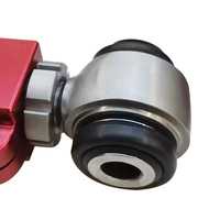 Keazet Silver/Red Fits for RAM1500 Adjustable Suspension Upper Control Arm Trailer Hitch Uniball Billet Aluminum Swing Arm