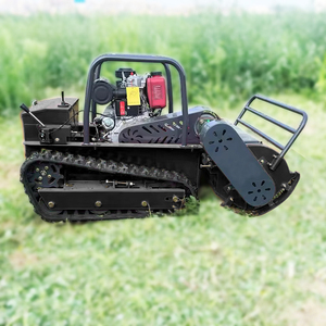 Tondeuse robot télécommandée sur chenilles tout-terrain pour pentes, désherbeuse - Product Image 6