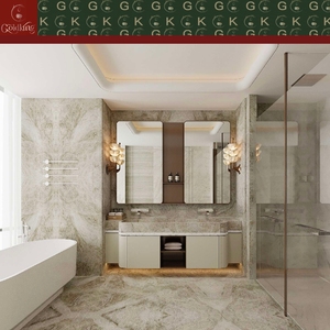 Dalle de marbre Taj Mahal poli GOLDKING pour crédence de cuisine moderne, mur de salle de bain et panneaux muraux intérieurs minimalistes - Product Image 2