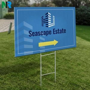 Hot Sell Waterproof Custom Logo Printing Lawn Signs Corrugated <b>Board</b> With Stakes for Promotion/advertising /decoration - Product Image 6