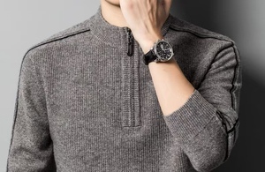 Suéter de Cachemira 100% Pura al por Mayor para <span class=keywords><strong>Hombre</strong></span>, Nuevo Suéter de Cachemira Tejido para Invierno, Suéter Interior - Product Image 5