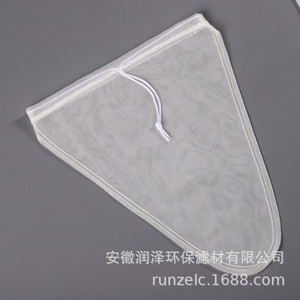 ถุงกรองไนลอนรูปสามเหลี่ยม Hui Runze ขนาด 80 เมช สำหรับนมถั่ว กาแฟ น้ำผลไม้ เบียร์ นมถั่วเหลือง - Product Image 2