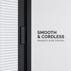 Tende Magnetiche Integrate a Risparmio Energetico tra Doppio Vetro Temperato, Tende Veneziane Incorporate per Finestre Domestiche - Product Image 5