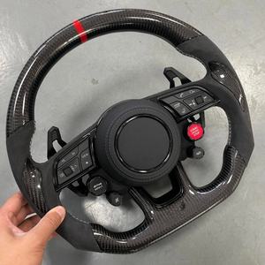 <span class=keywords><strong>Volant</strong></span> sport en cuir et fibre de carbone <span class=keywords><strong>Audi</strong></span> A4 A6 R8 <span class=keywords><strong>TT</strong></span> <span class=keywords><strong>Mk2</strong></span> RS TTS RS3-7 Q3-Q7 40/45mm Grip - Product Image 4