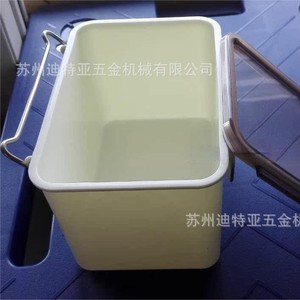 Asone Sealed Container 5-064-01 Airtight Rectangle <b>Plastic</b> Storage Box For Laboratory Use - Product Image 2