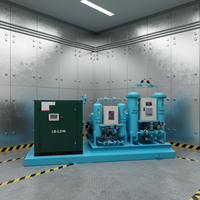 Générateur d'oxygène PSA avec système de remplissage de cylindres Siemens PLC, capacité de 3-200 Nm³/h et pureté de 93-95 %