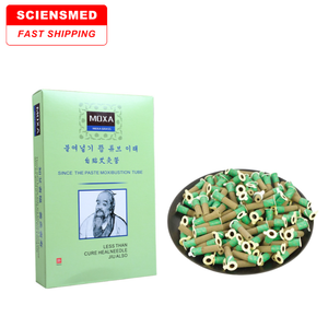 100% Mini pegatinas térmicas chinas naturales 180PCS masaje de calefacción Moxa tubo de moxibustión - Product Image 1