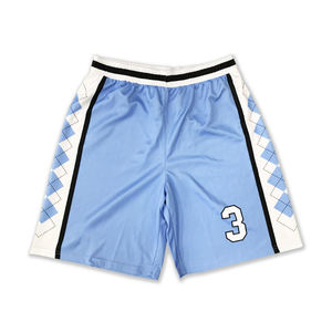 Short de basket-ball unisexe à impression par sublimation classique imprimé vierge respirant de grande taille à séchage rapide 100% polyester - Product Image 2