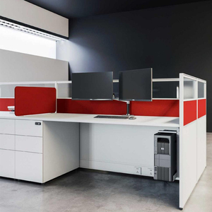 Chất Lượng Cao Tùy Chỉnh Văn Phòng Hiện Đại Bàn 5 Máy Trạm Cuộc Gọi Trung Tâm Văn Phòng Tủ Bảng - Product Image 5